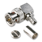 AMPHENOL RF RF / 同軸 コネクタ, BNC 同軸, 直角 プラグ, 圧着, 75 ohm 【Farnell 取寄品】