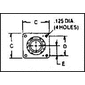 AMPHENOL AEROSPACE CIRCULAR CONNECTOR RECEPTACLE 5 POSITION PANEL yFarnell iz