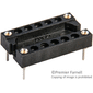 AMP - TE CONNECTIVITY DIP SOCKET, 4 POSITION, THROUGH HOLE yFarnell iz