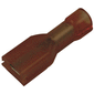 AMP - TE CONNECTIVITY TERMINAL, FEMALE DISCONNECT, 3.18MM, RED yFarnell iz