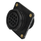 AMP - TE CONNECTIVITY CIRCULAR CONNECTOR RECEPTACLE SIZE 17, 14 POSITION, PANEL yFarnell iz