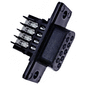 AMP - TE CONNECTIVITY D SUB CONNECTOR, STANDARD, 9 POSITION, RECEPTACLE yFarnell iz
