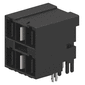 AMP - TE CONNECTIVITY CONN, HEADER, R/A, 6POS, 2ROW, TH yFarnell iz