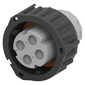 AMP - TE CONNECTIVITY CIRCULAR CONNECTOR, PLUG, 4POS, CABLE yFarnell iz
