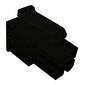 AMPHENOL COMMUNICATIONS SOLUTIONS RCPT HOUSING, 4POS, NYLON 66, BLACK yFarnell iz