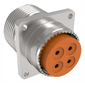 AMPHENOL AEROSPACE CIRCULAR CONN, RCPT, 4POS, WALL MOUNT yFarnell iz