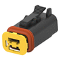 AMP - TE CONNECTIVITY AUTOMOTIVE HOUSING, PLUG, 4POS, 12V/7.5A yFarnell iz