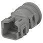 AMP - TE CONNECTIVITY COVER, PLUG CONN, 2POS, BLK, PA yFarnell iz