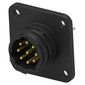 AMP - TE CONNECTIVITY CIRCULAR CONN, RCPT, 9POS, PCB yFarnell iz