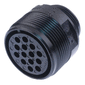 AMP - TE CONNECTIVITY CIRCULAR CONNECTOR RECEPTACLE SIZE 20 14 POSITION FREE HANGING yFarnell iz
