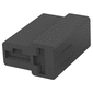 AMP - TE CONNECTIVITY CONN HOUSING, RCPT, 2P, NYLON6.6, BLACK yFarnell iz