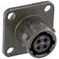 AMPHENOL AEROSPACE CIRCULAR CONNECTOR, RECEPTACLE, SIZE 8, 4 POSITION, BOX yFarnell iz