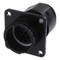 AMP - TE CONNECTIVITY CIRCULAR CONNECTOR RECEPTACLE SIZE 17, 16 POSITION, PANEL yFarnell iz
